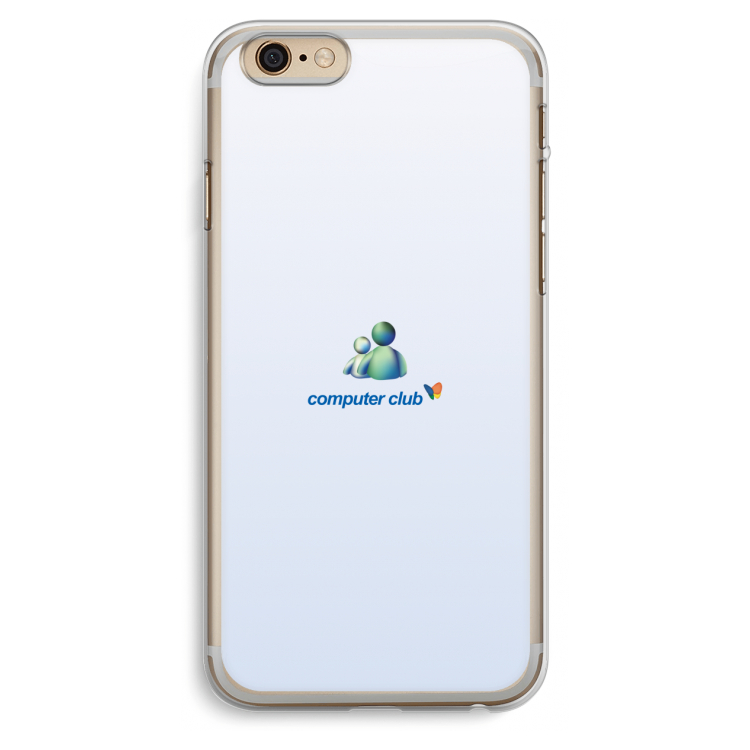 MSN: iPhone 6 Plus / 6S Plus Transparant Hoesje