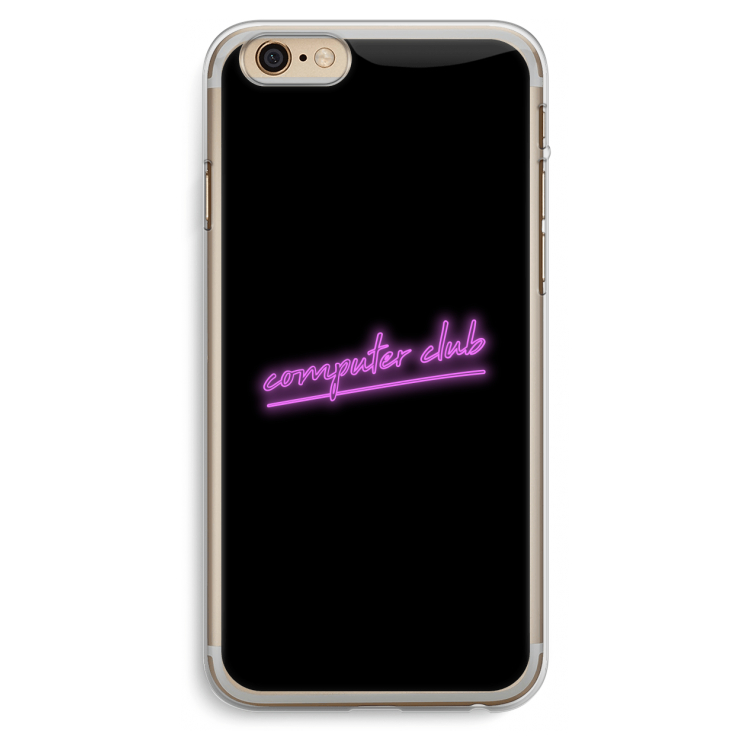 Vice Black: iPhone 6 Plus / 6S Plus Transparant Hoesje