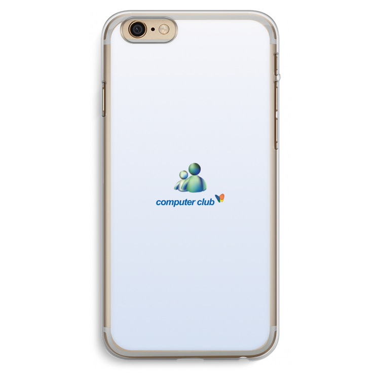 MSN: iPhone 6 Plus / 6S Plus Transparant Hoesje
