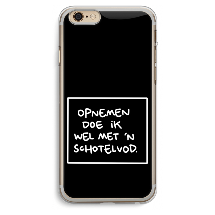 Schotelvod: iPhone 6 Plus / 6S Plus Transparant Hoesje