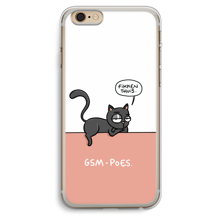 GSM poes: iPhone 6 Plus / 6S Plus Transparant Hoesje