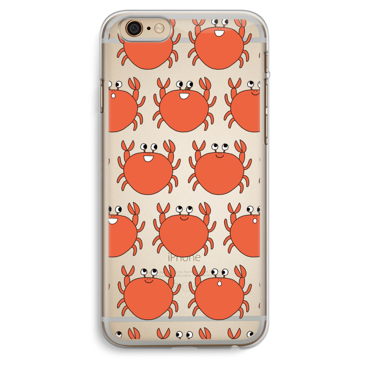 Krab: iPhone 6 Plus / 6S Plus Transparant Hoesje