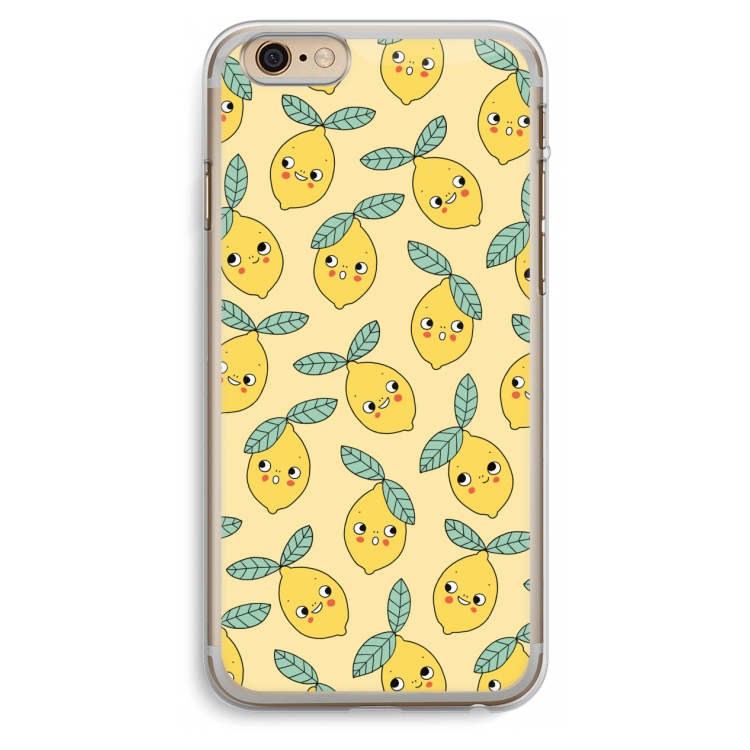 Citroenen: iPhone 6 Plus / 6S Plus Transparant Hoesje