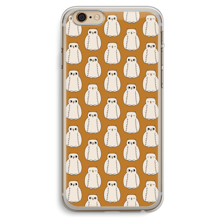 Uilen: iPhone 6 Plus / 6S Plus Transparant Hoesje