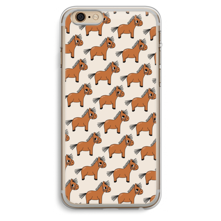 Pony: iPhone 6 Plus / 6S Plus Transparant Hoesje