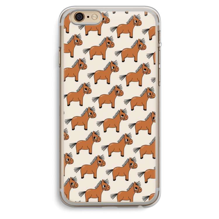 Pony: iPhone 6 Plus / 6S Plus Transparant Hoesje