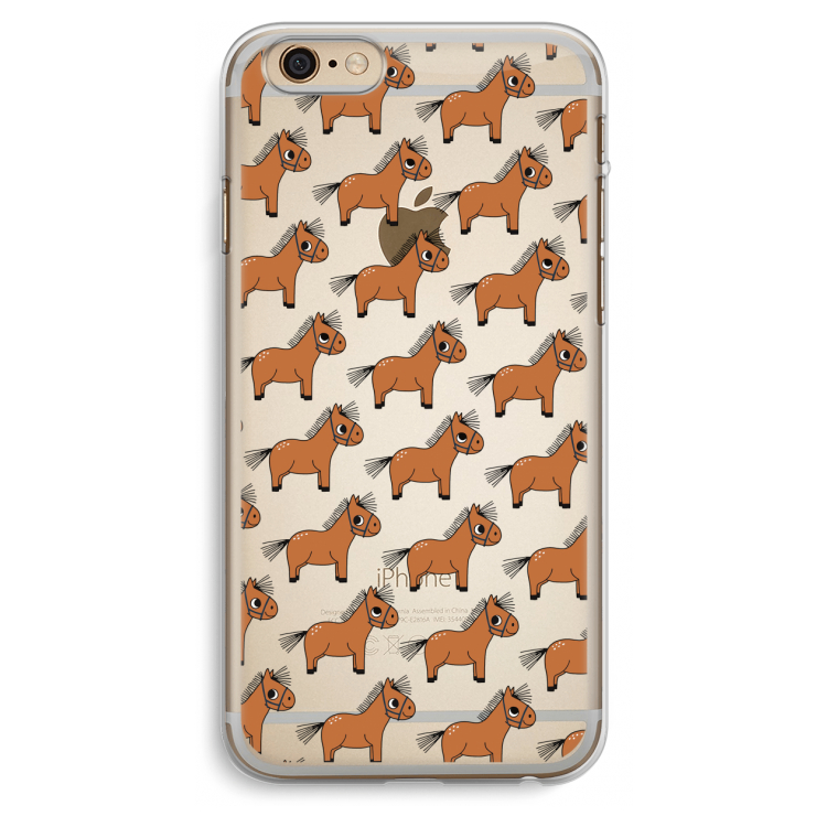 Pony: iPhone 6 Plus / 6S Plus Transparant Hoesje