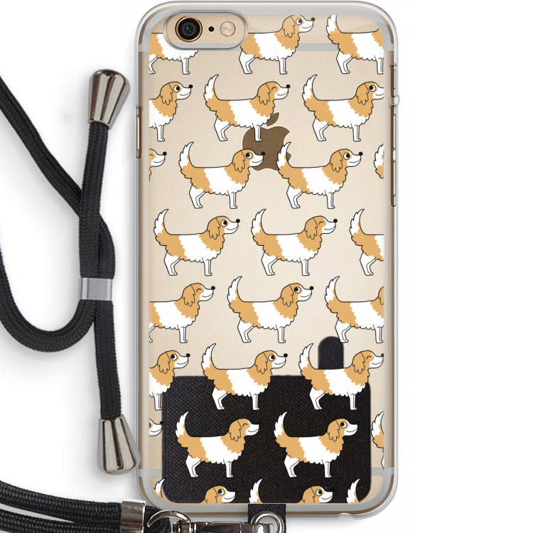 Doggy: iPhone 6 PLUS / 6S PLUS Transparant Hoesje met koord