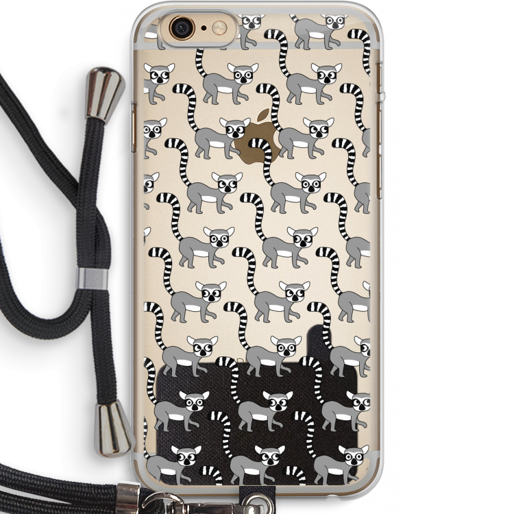 Makis: iPhone 6 PLUS / 6S PLUS Transparant Hoesje met koord
