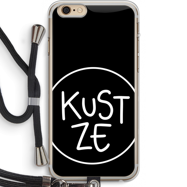 KUST ZE: iPhone 6 PLUS / 6S PLUS Transparant Hoesje met koord