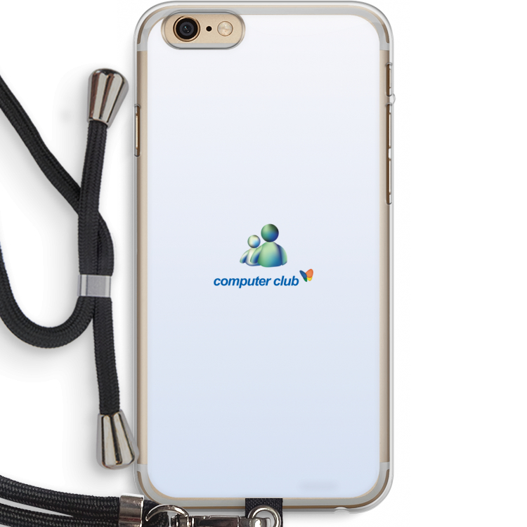 MSN: iPhone 6 PLUS / 6S PLUS Transparant Hoesje met koord