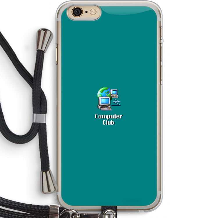 Win98: iPhone 6 PLUS / 6S PLUS Transparant Hoesje met koord