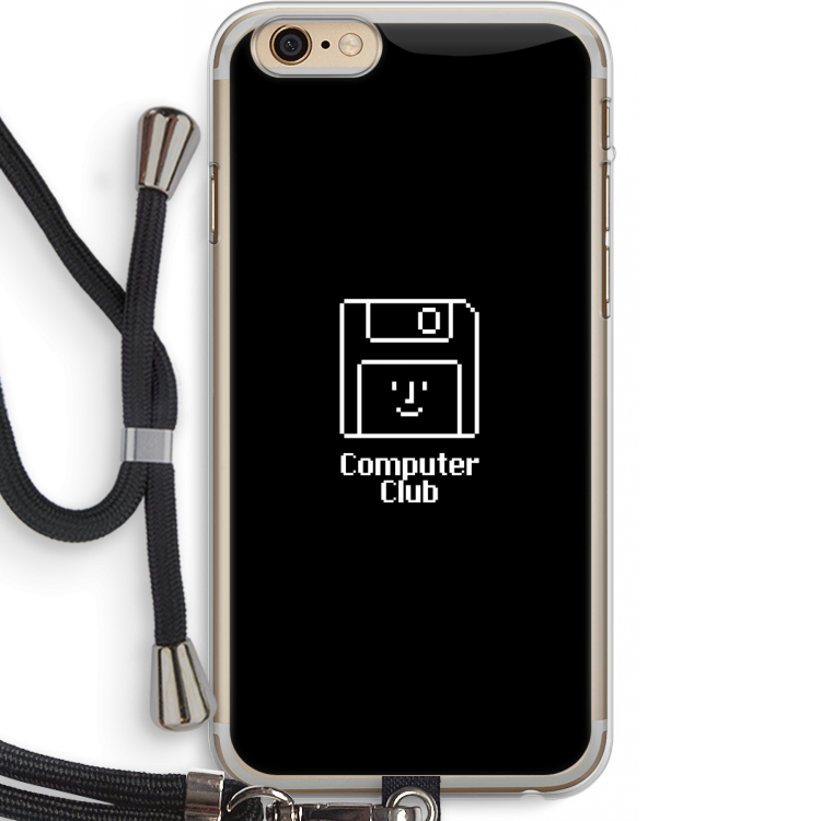 Hello: iPhone 6 PLUS / 6S PLUS Transparant Hoesje met koord