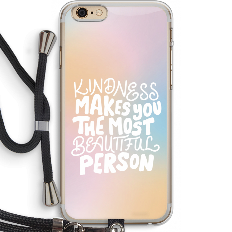The prettiest: iPhone 6 PLUS / 6S PLUS Transparant Hoesje met koord
