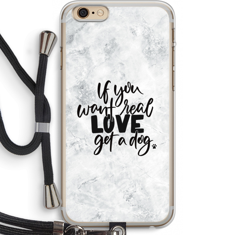 Partner in crime: iPhone 6 PLUS / 6S PLUS Transparant Hoesje met koord