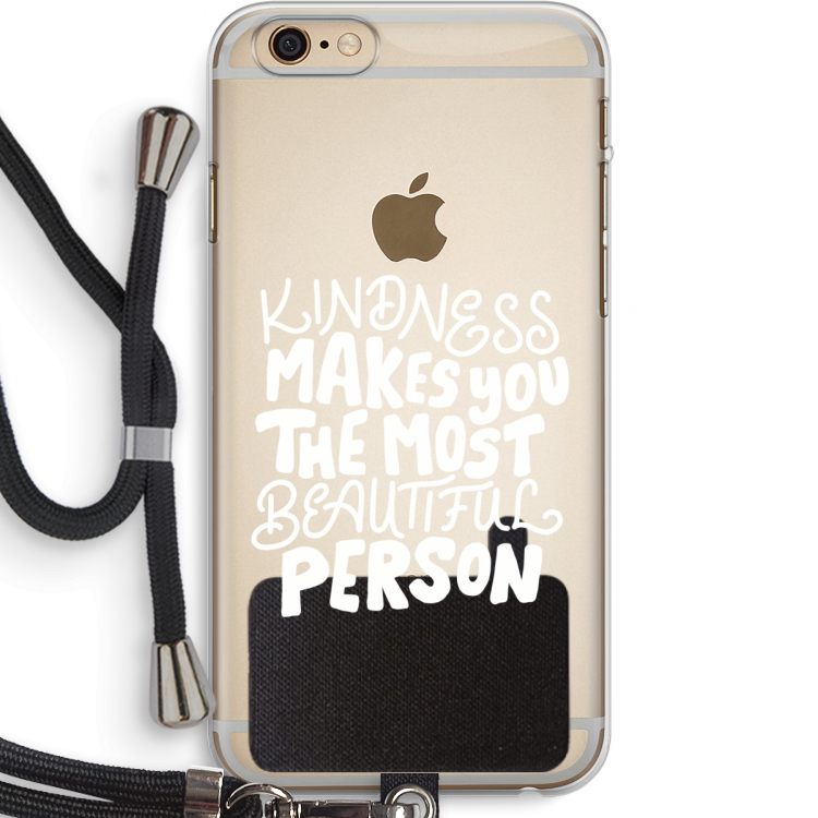 The prettiest: iPhone 6 PLUS / 6S PLUS Transparant Hoesje met koord