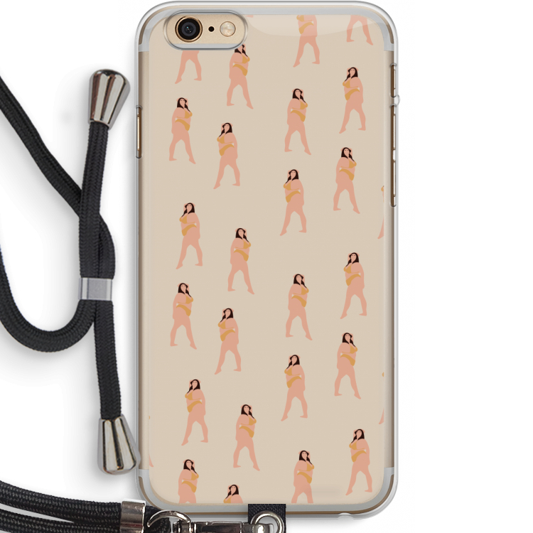You're so golden: iPhone 6 PLUS / 6S PLUS Transparant Hoesje met koord