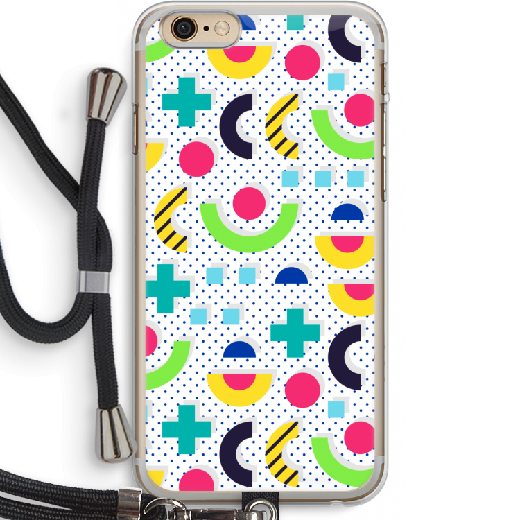 8-bit N°1: iPhone 6 PLUS / 6S PLUS Transparant Hoesje met koord