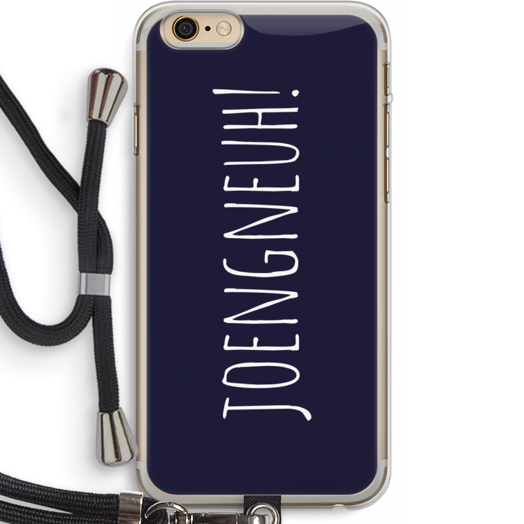 Joengneuh!: iPhone 6 PLUS / 6S PLUS Transparant Hoesje met koord