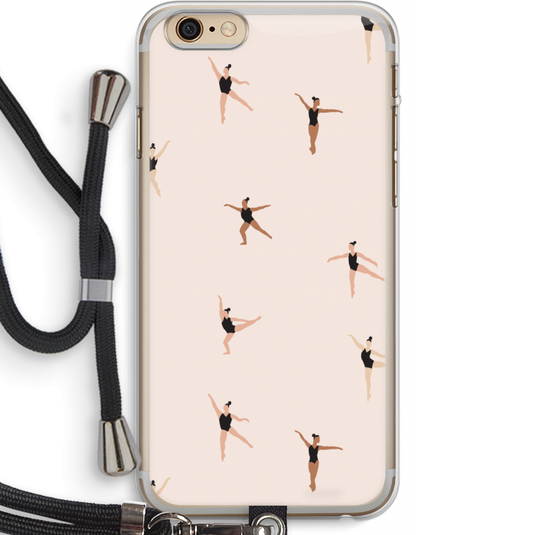 Dancing #1: iPhone 6 PLUS / 6S PLUS Transparant Hoesje met koord