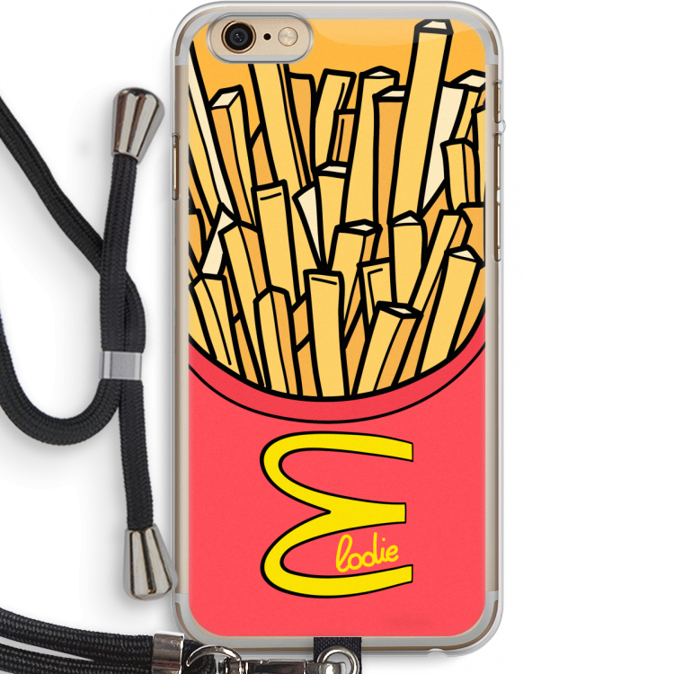 McElodie: iPhone 6 PLUS / 6S PLUS Transparant Hoesje met koord