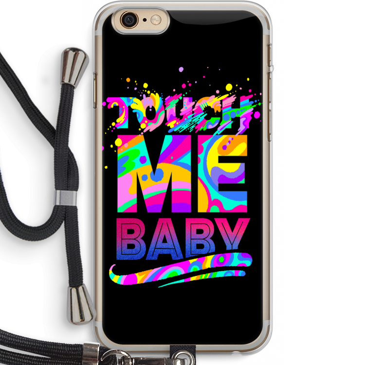 Touch Me: iPhone 6 PLUS / 6S PLUS Transparant Hoesje met koord