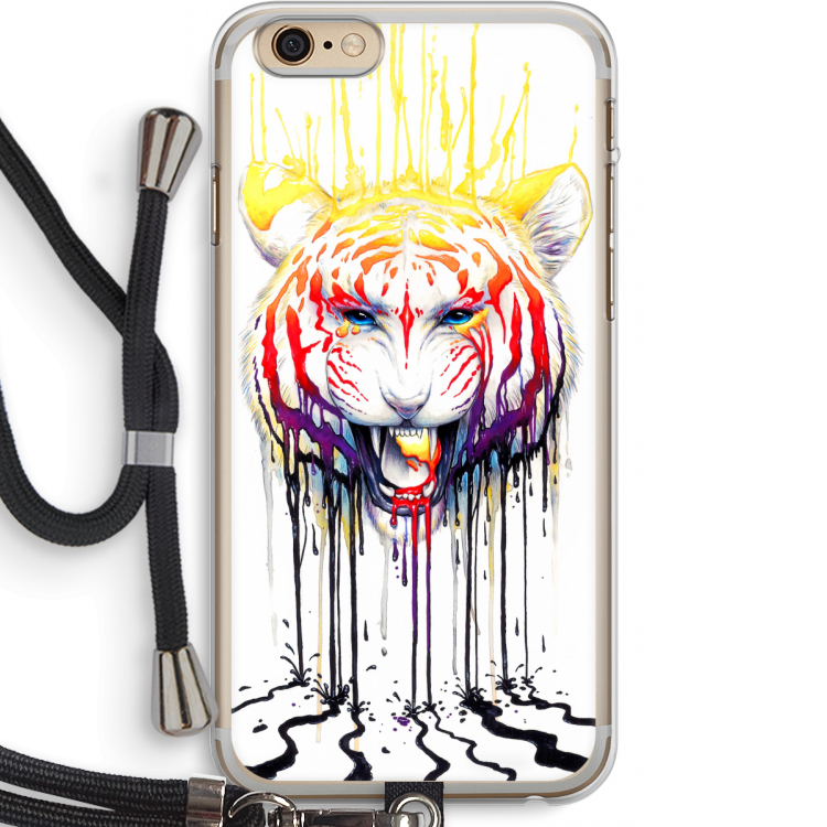 Fading: iPhone 6 PLUS / 6S PLUS Transparant Hoesje met koord