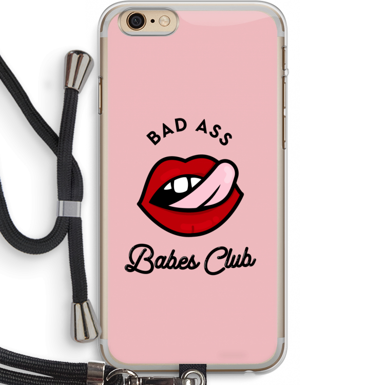 Badass Babes Club: iPhone 6 PLUS / 6S PLUS Transparant Hoesje met koord