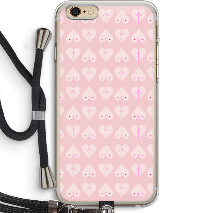 Ass 'n Titties: iPhone 6 PLUS / 6S PLUS Transparant Hoesje met koord