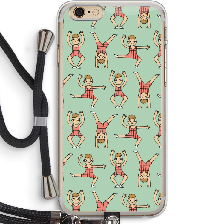 Gymboys: iPhone 6 PLUS / 6S PLUS Transparant Hoesje met koord