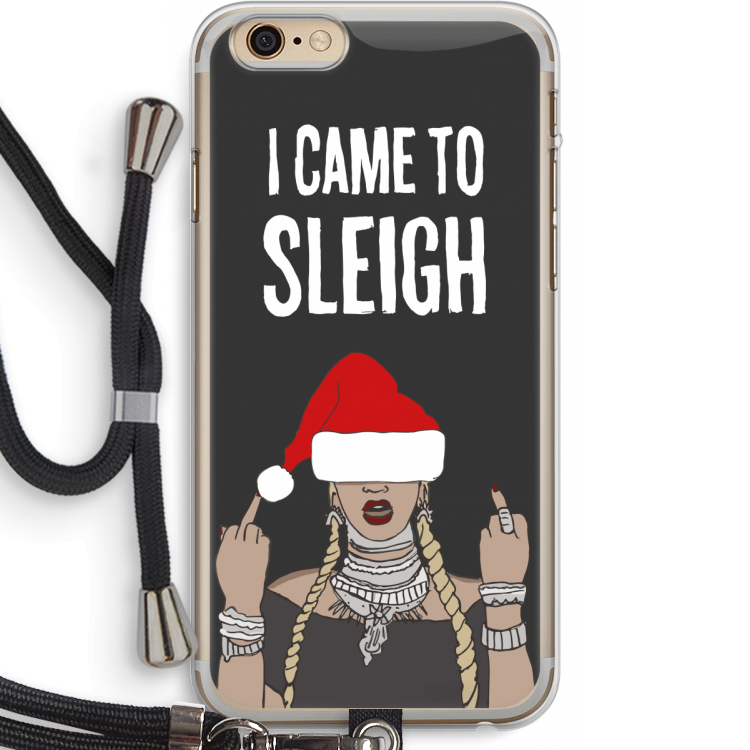 Came To Sleigh: iPhone 6 PLUS / 6S PLUS Transparant Hoesje met koord
