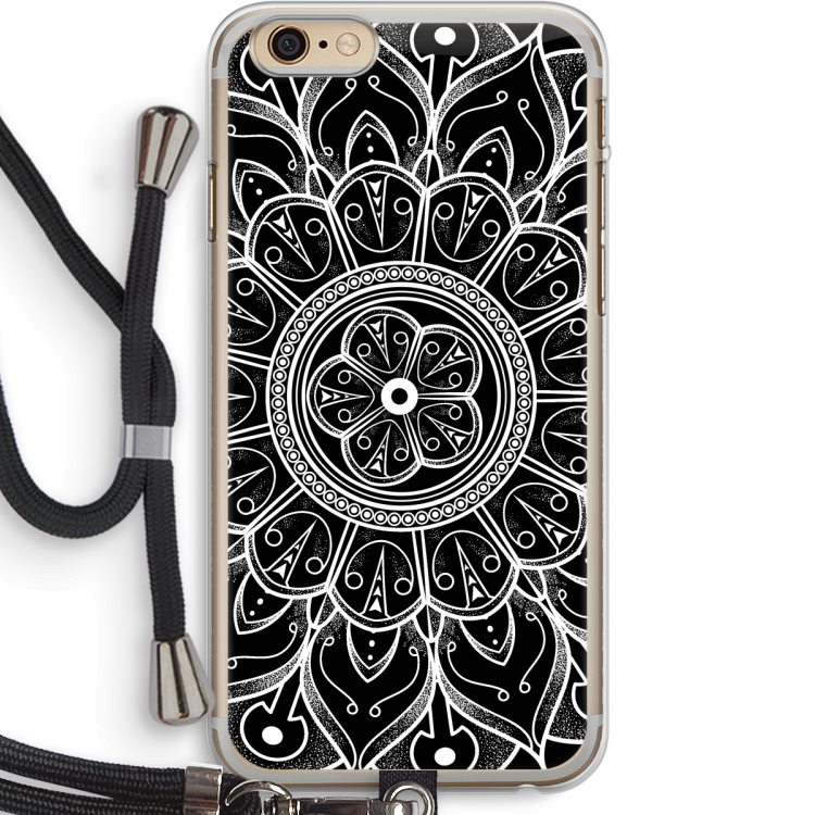 Roses Are Red: iPhone 6 PLUS / 6S PLUS Transparant Hoesje met koord