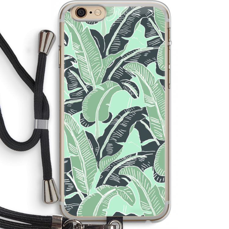 This Sh*t Is Bananas: iPhone 6 PLUS / 6S PLUS Transparant Hoesje met koord