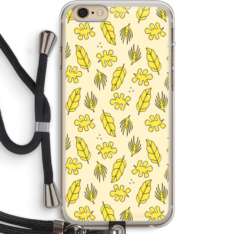 Herfst: iPhone 6 PLUS / 6S PLUS Transparant Hoesje met koord