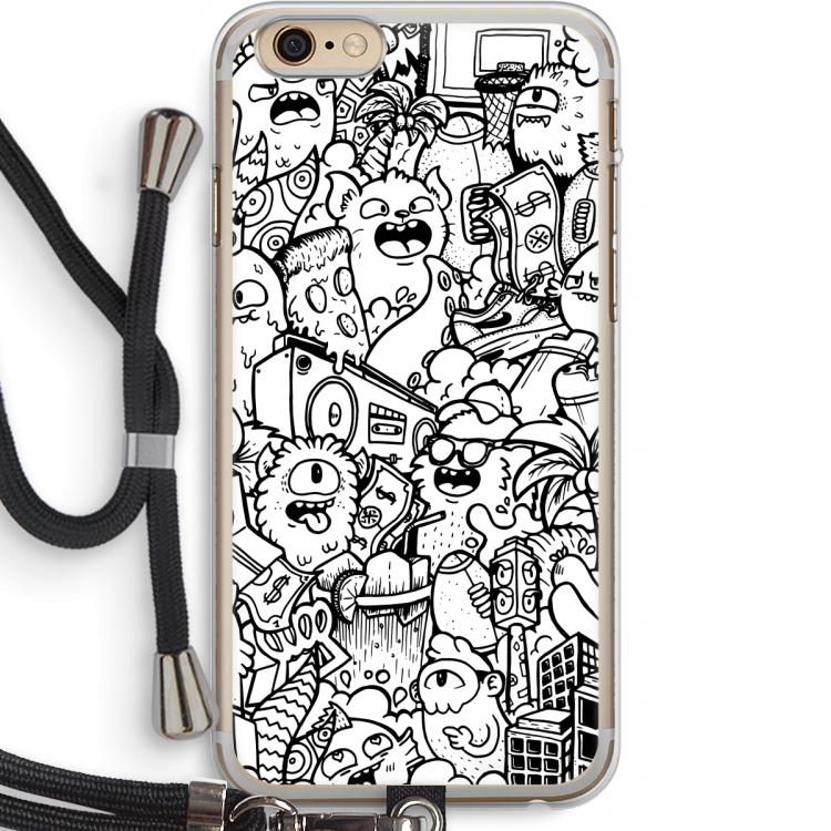 Vexx City #2: iPhone 6 PLUS / 6S PLUS Transparant Hoesje met koord