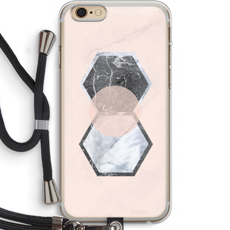 Creatieve toets: iPhone 6 PLUS / 6S PLUS Transparant Hoesje met koord