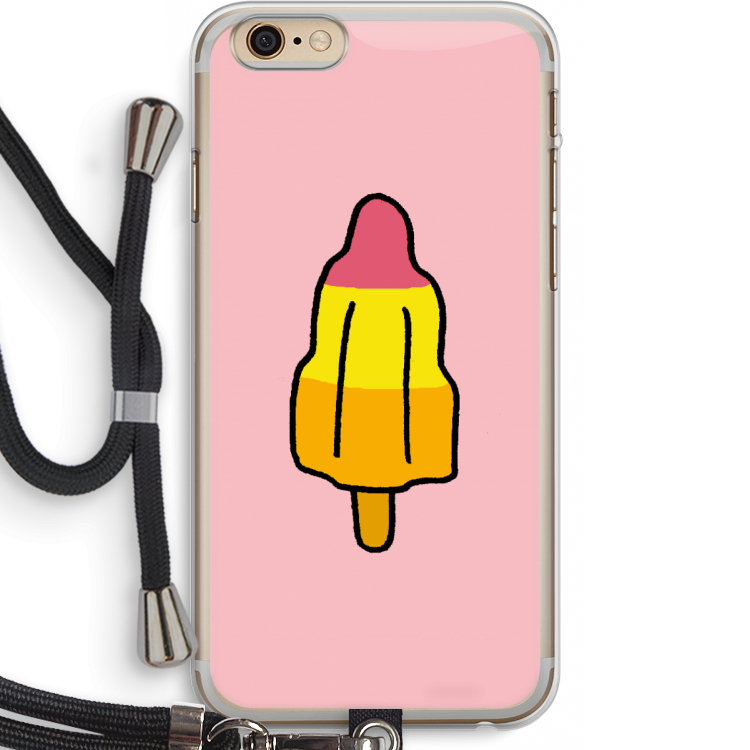 Raketijsje: iPhone 6 PLUS / 6S PLUS Transparant Hoesje met koord
