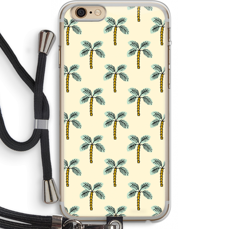 Paradise: iPhone 6 PLUS / 6S PLUS Transparant Hoesje met koord