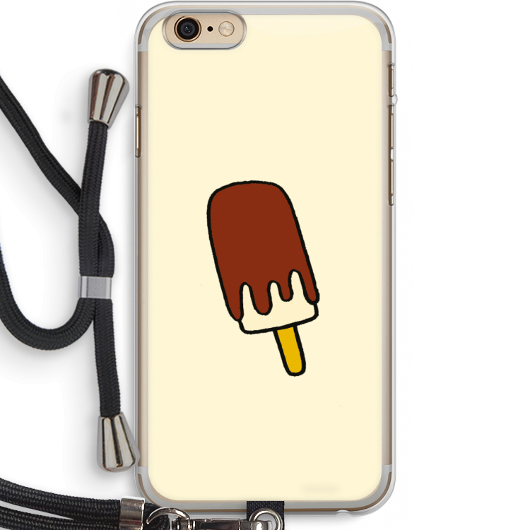 Frisco: iPhone 6 PLUS / 6S PLUS Transparant Hoesje met koord