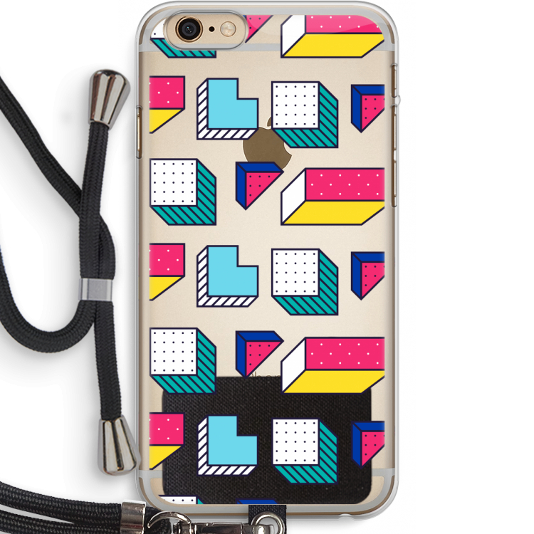 8-bit N°7: iPhone 6 PLUS / 6S PLUS Transparant Hoesje met koord