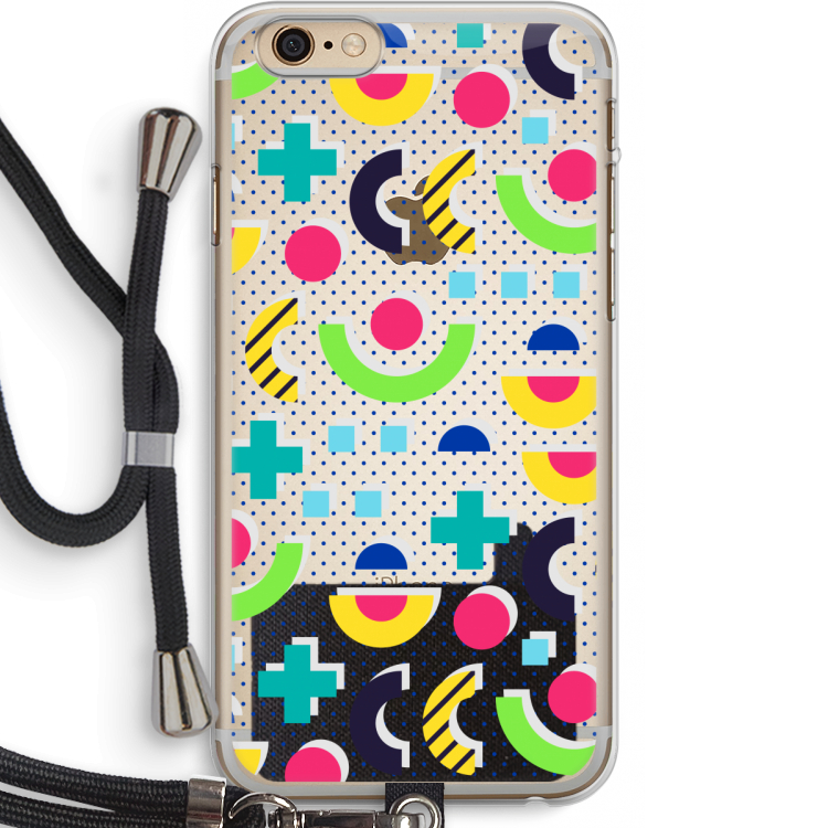 8-bit N°1: iPhone 6 PLUS / 6S PLUS Transparant Hoesje met koord