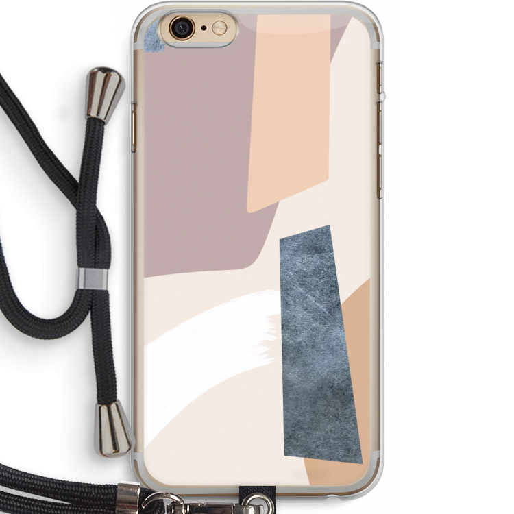 Luca: iPhone 6 PLUS / 6S PLUS Transparant Hoesje met koord