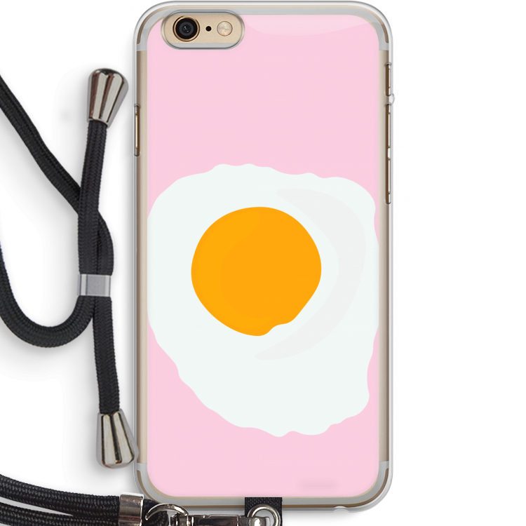 Sunny side up: iPhone 6 PLUS / 6S PLUS Transparant Hoesje met koord