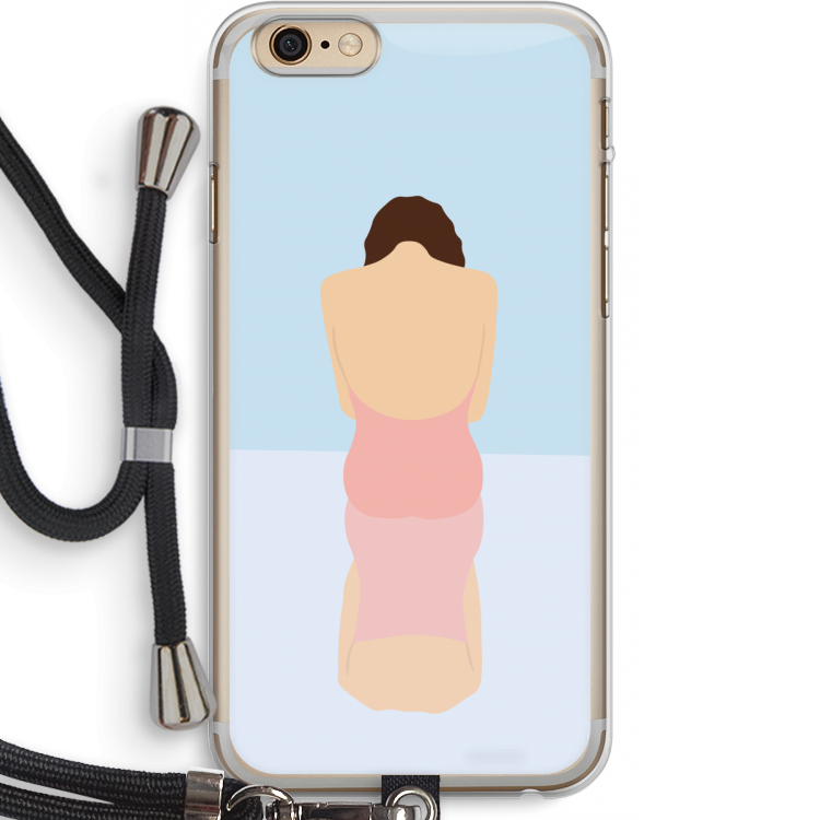 Mirror: iPhone 6 PLUS / 6S PLUS Transparant Hoesje met koord