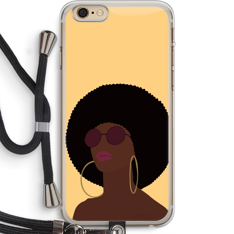 Golden hour: iPhone 6 PLUS / 6S PLUS Transparant Hoesje met koord