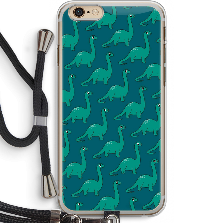 Diplodocus: iPhone 6 PLUS / 6S PLUS Transparant Hoesje met koord