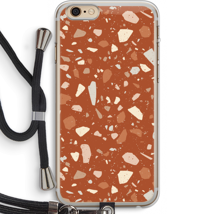 Terrazzo N°22: iPhone 6 PLUS / 6S PLUS Transparant Hoesje met koord