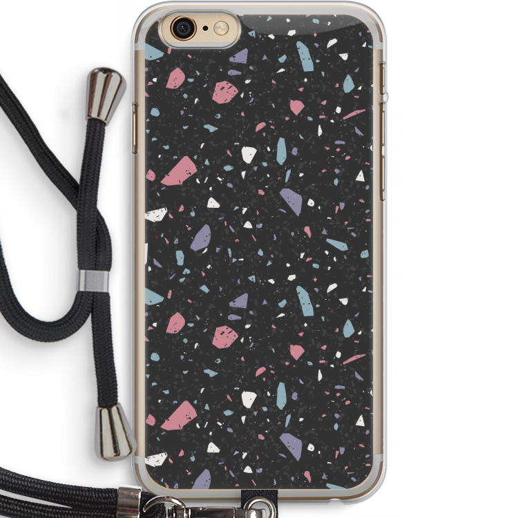 Terrazzo N°16: iPhone 6 PLUS / 6S PLUS Transparant Hoesje met koord