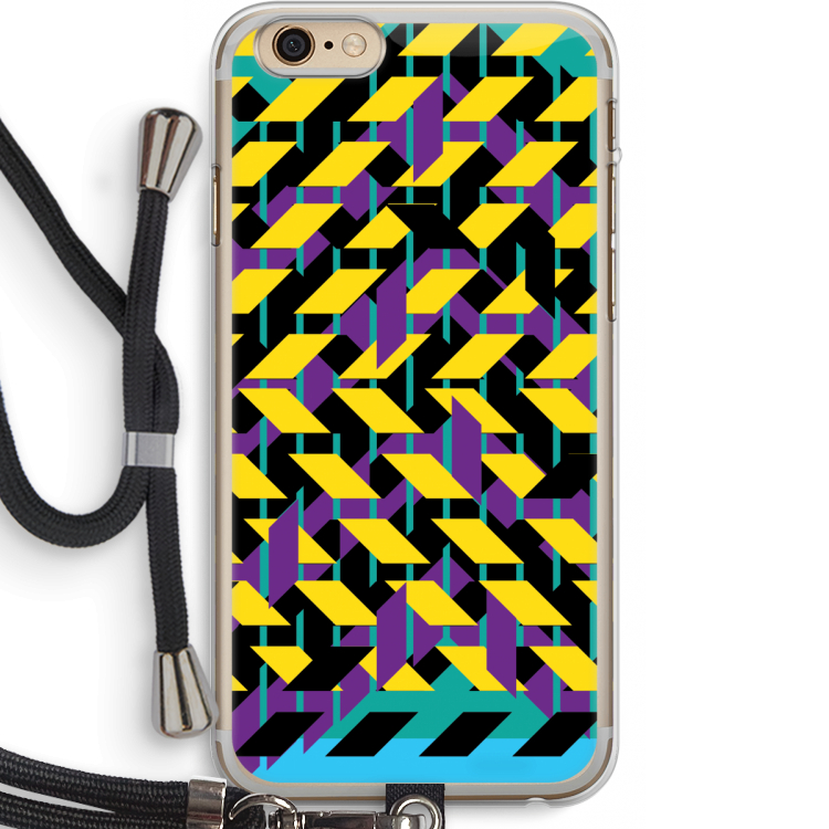 Skew Bee 3: iPhone 6 PLUS / 6S PLUS Transparant Hoesje met koord