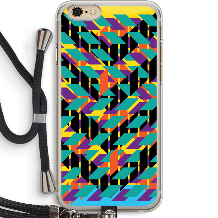 Skew Bee 1: iPhone 6 PLUS / 6S PLUS Transparant Hoesje met koord
